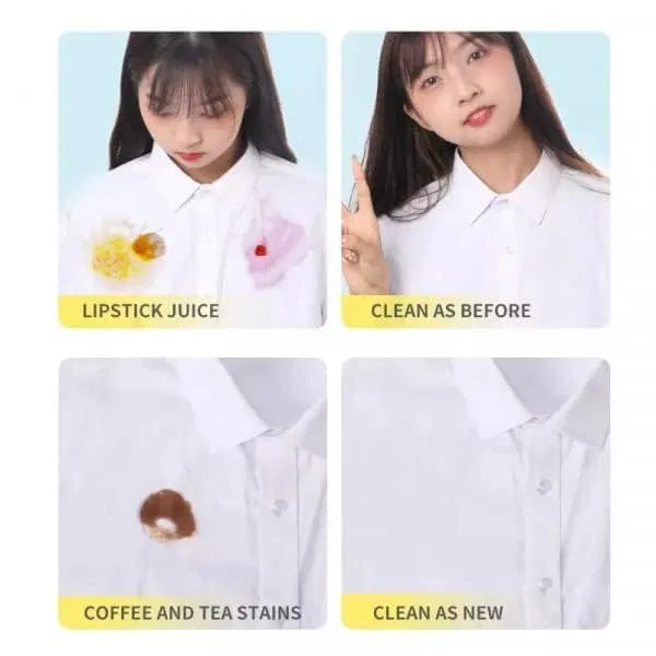 Clothes Instant Stain Remover Roll On Pen | No-Wash Quick Stain Remover Roller-Ball | Portable Emergency Stick